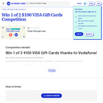 Win 1 of 2 $100 VISA Gift Cards from Student Edge