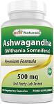 [Prime] Best Naturals Ashwagandha Capsules 500mg, 120 Count $10.29 Delivered @ Best-Naturals via Amazon AU