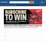 Win a Milwaukee 3 Piece Combo Kit Valued at $1,199 from Blackwoods