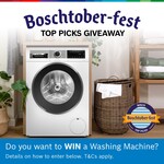 Win a Bosch Series 8 9kg washing machine (WGG24401AU) valued at $1,799 from Bosch Home