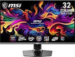 MSI MPG321URX 4K 32" UHD QD-OLED 240Hz Adaptive Sync Flat Gaming Monitor $1,550.40 Delivered @ Amazon AU