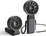 JisuLife Hand Held Fan Life7 Black 5 Speeds 5000mAh $26.54 + Delivery ($0 with Prime/$59 Spend) @ JISULIFE-AU via Amazon AU