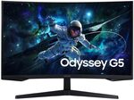 Samsung Odyssey G55C 32" 165Hz QHD Gaming  Curved Monitor $289, 34" $399 + Delivery($0 C&C) @ Centre Com, Mwave, Scorptec, Umart