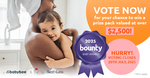 Win a Prize Pack Worth $2500 from Bounty Parents