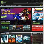 Sonic The Hedgehog Sale at GMG! Steam Redeemable,Up to 75% off!, Over 10 games fom $1.00 - $6.00