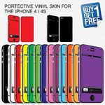 Buy 1 Get 1 Free Color Vinyl Decal for Galaxys iPhones iPod 5 Was $9.95 Now $2.6 for 2 Free Ship