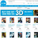 Buy One Get One Free on 3D Blu-Rays at BIGW