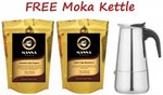 2kg Speciality Coffee Beans Fresh Roasted to Order $59.95 + FREE Mocha Kettle + FREE Shipping