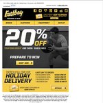 Eastbay 20% off Orders $99 and above