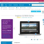 Dell Inspiron 11 3000, 11.6", 1.4kg, Haswell Pentium CPU, 4GB RAM $499 ($50 off, Incl Delivery)