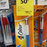 Bic 4 Colour Pen - 50c Each - Coles Edwardstown SA (Possibly Other Stores)