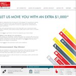 Chance to Win a $1,000 Pre-Paid VISA Card When You Move with DirectConnect - Expires 30th of Jun