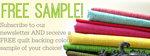 Free Quilt Backing Sample [Sign up req]