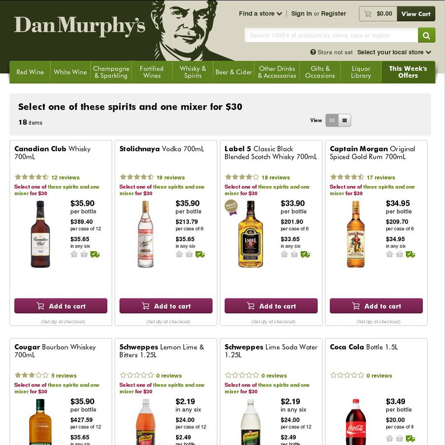 Dan Murphys Canadian Club 700ml + Coke for 30 + Other Combos OzBargain Dan Murphys Canadian Club 700ml + Coke for 30 + Other Combos OzBargain