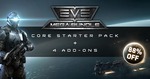 $5 USD Eve Online Mega Bundle Contains Core Starter Pack + 4 Add-on Packs