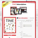 TIME Magazine Subscription 73% OFF Normal Cover Price. Pay $1.85 Per Issue Incl Postage.