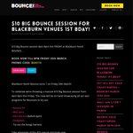 $10 (Includes Socks) Big Bounce Session 4pm-9pm This Friday @ Bounce Inc - Blackburn North [VIC]