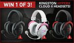 Win 1 of 3 Kingston Hyperx Cloud II Headsets (Valued at $149ea) from PC Case Gear