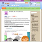 Win a Neoflam Eco-Friendly Cookware Set Valued at over $600 from Vive Health