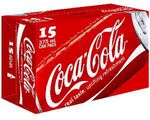 Coke or Coke Zero 375ml 15pk for $8 @ Officeworks