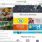 $5 off $25 or More Spend in The Fruit & Veg Dept @ Woolworths Online