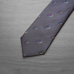 Melford Grey Silk Tie - $29 and Free Shipping @ Edwin Pireh