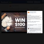 Win 1 of 4 $100 Woolworths Dollars Credits from Woolworths Rewards