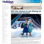 Win 1 of 5 Double Passes to  Disney on Ice presents Frozen from Holidays with Kids