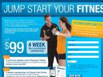 Fitness First 1 month gym, 1 training session and starter pack (backpack, drink bottle, shoe bag)  $99.00 