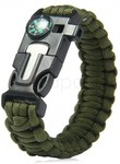 5 in 1 Outdoor Survival Paracord Bracelet USD $0.50 (AU $0.66) Delivered @ Zapals