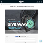 Win a Cressi Goa Dive Computer Worth $499 from Adreno