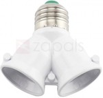 E27 to 2 E27 LED Bulbs Socket Splitter US $0.59 (AU $0.75) Shipped @ Zapals