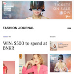 Win a $500 BNKR Online Voucher from Fashion Journal