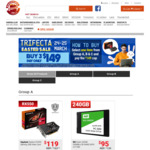 Shopping Express Trifecta - Pay $149 + Shipping for 3 Items (AMD RX550 2GB, WD Green SATA 240GB / 120GB SSD's, Powerline + More)