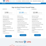 E-VPN | $27.77 USD (~ $37.46 AUD) /Year or $3.30 USD (~ $4.5 AUD) /Month | Openvpn
