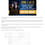 Win 1 of 5 'The Wife' Prize Packs (DP & Book) Worth $58 from Seven Network