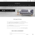 Win an Abbey Three Seater Sofa Worth $1295 from Nordik Living