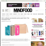 Win a Prize Pack of The Personal Print Phone Accessories Worth $280 from MiNDFOOD