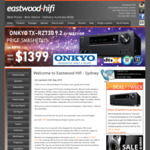 Onkyo TX-RZ730 9.2Ch AV Receiver $1399 @ Eastwood HiFi
