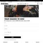 Win a Leather Jacket Worth $1,200 from Diesel