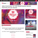 Win a Trip to the iHeartRadio Music Festival in Las Vegas for 2 Worth $8,320 from Australian Radio Network