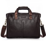 30% off Leather Briefcase Laptop Bags: Small Size $76.22, Medium Size $80.48, Large $105 Delivered @ Bostanten Amazon AU