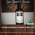 Get Buzzed Barber Organic Shave Gel Aloe Vera and Oak Moss Australian Made $11.99 + $8 Shipping (RRP $16) @ Get Buzzed Barber