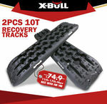 X-BULL Recovery Tracks Sand Mud Snow Trax 10T 4WD off-Road 1pair Black $55 Delivered @ Xbull1 eBay