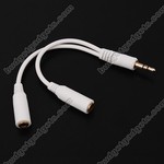 3.5mm Male to 3.5mm Dual Female Audio Splitter for iPod/26% Off/$0.99/Free Shipping