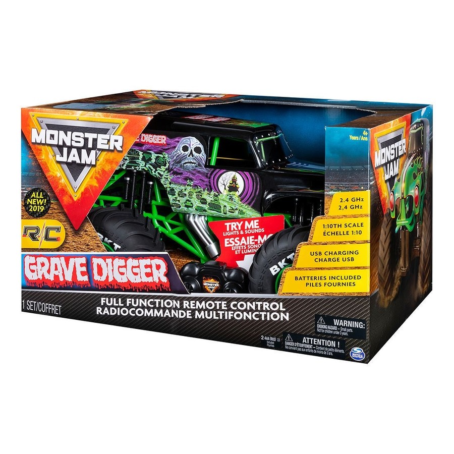 target grave digger rc
