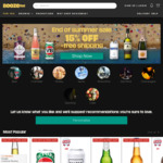 Boozebud 15% off and Free Shipping (to Some Areas) with Purchase of $150 or More