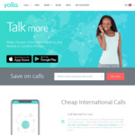 Purchase Credits for International Calls and Get +15% Extra @ Yolla Calls