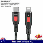 2 x REMAX 1M Type C to Lightning Charging Data Cable 5A $11.90 Delivered (Buy 1, Get 1 Free) @ HTL eBay