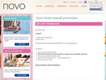 Novo Shoes 20% off Online Only